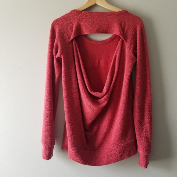 Chaser Saturday Stars Sweatshirt Open Back XS - Picture 6 of 9